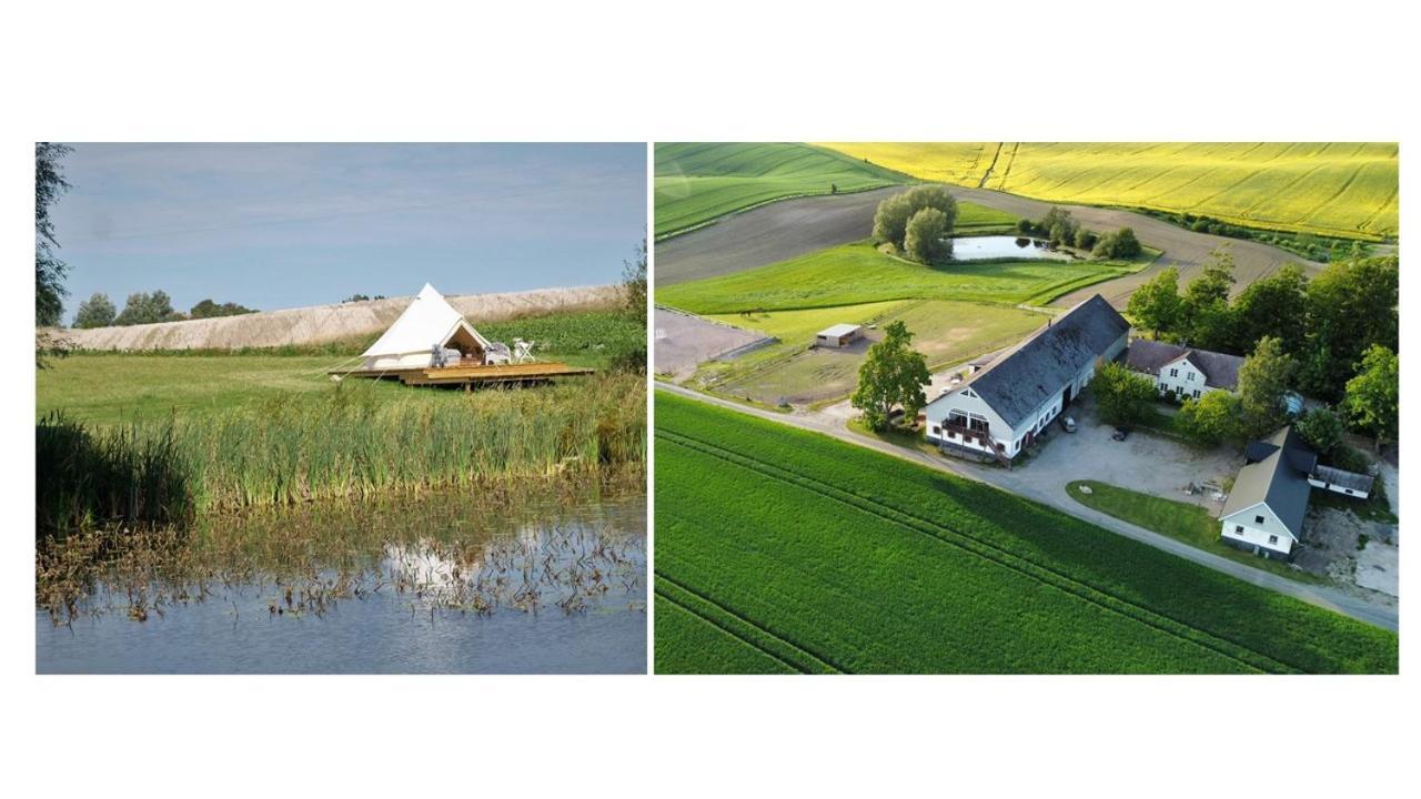 Glamping Och Gardslagenhet Mellan Himmel Och Hav Apartment Skivarp ภายนอก รูปภาพ